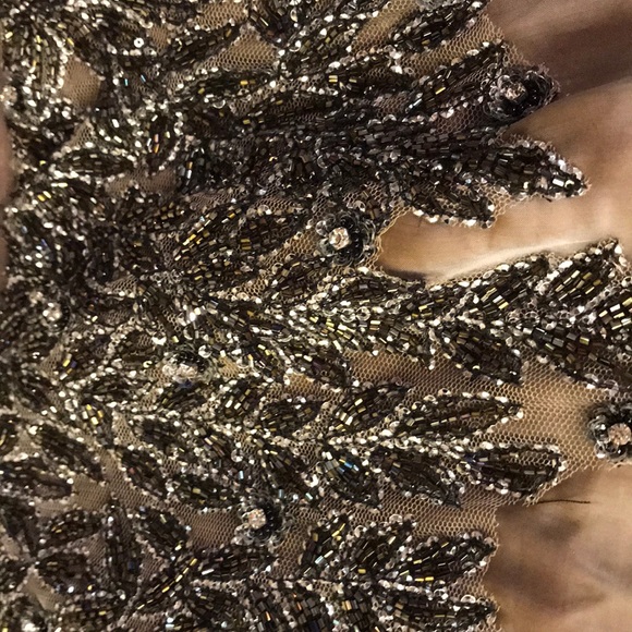 Kay Unger cocktail dress in beautiful pale mauve - Picture 4 of 8